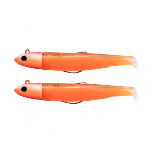 FIIISH BLACK MINNOW 90 DOUBLE COMBO OFF SHORE 10G. ORANGE GLOW (BM3175)